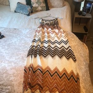 Strapless summer dress